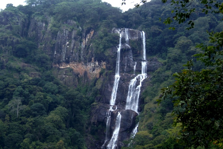 View of Sanje waterfalls in Udzungwa Mountains National Park